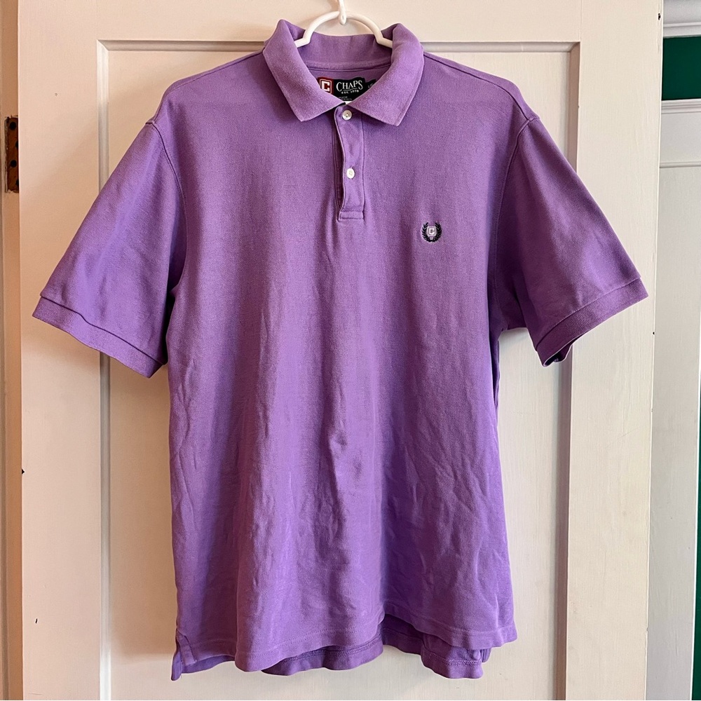 Chaps Lavender Purple Polo Shirt for men or women - Picture 2 of 8